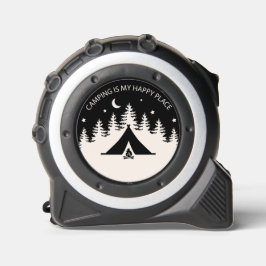 Cinta Métrica Acampar es mi lugar feliz