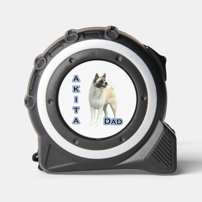 Cinta Métrica Akita Dad 4 - Pegatina (Anverso)