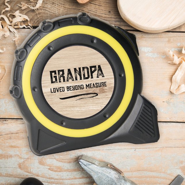 Cinta Métrica Amado más allá de la medida Faux Wood Grandpa (Subido por el creador)
