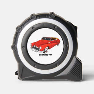 Cinta Métrica Automóvil rojo clásico de 1948