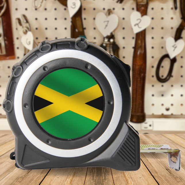 Cinta Métrica Bandera jamaiquina (Jamaica Jamaican Flag Tape Measure)
