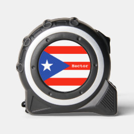 Cinta Métrica Bandera puertorriqueña Boricua Bandera 4Hector