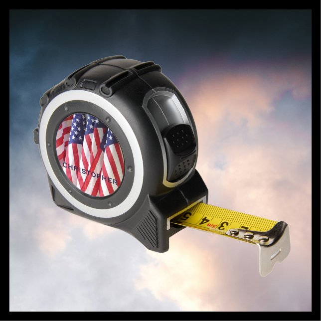 Cinta Métrica Banderas Americanas, Patrióticas, Regalo de Herram (Subido por el creador)