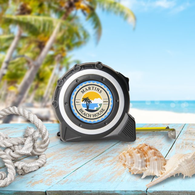 Cinta Métrica Beach Emblem (Subido por el creador)