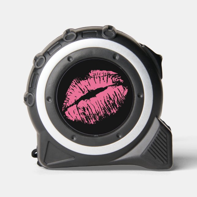 Cinta Métrica Beso rosa (Anverso)