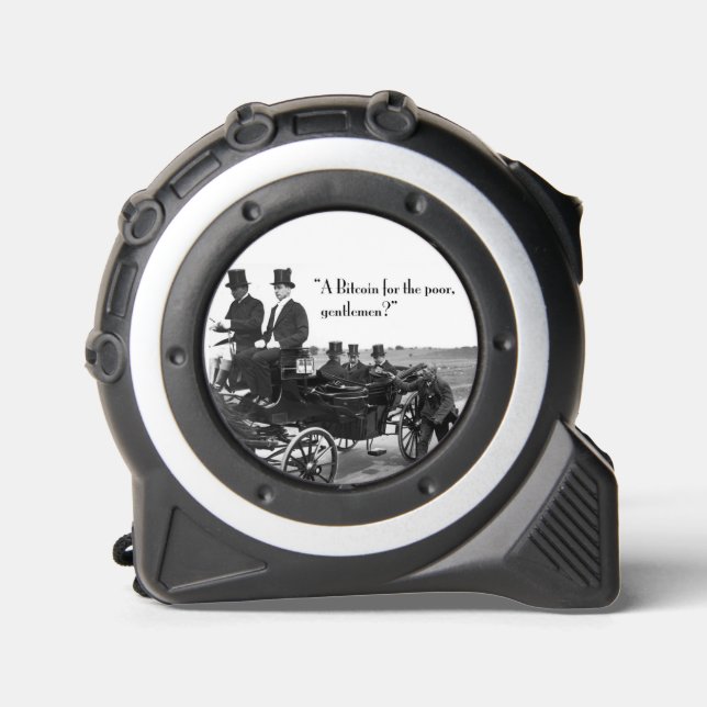Cinta Métrica Bitcoin Beggar (Anverso)