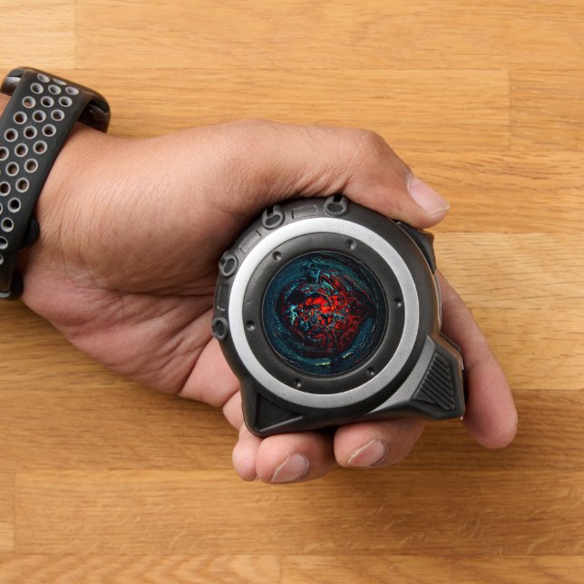 Cinta Métrica Brillo rojo del Océano Inferno (Hogar)