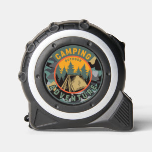 Cinta Métrica Campamento Listo para Aventuras