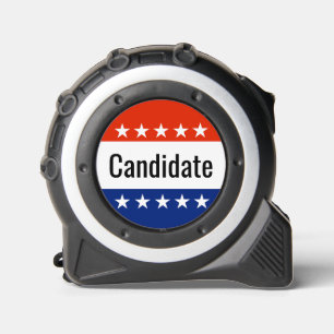 Cinta Métrica Campaña de candidatos personalizados para las elec