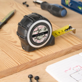 Cinta Métrica Camuflaje rosa y verde Tu nombre Personaliza