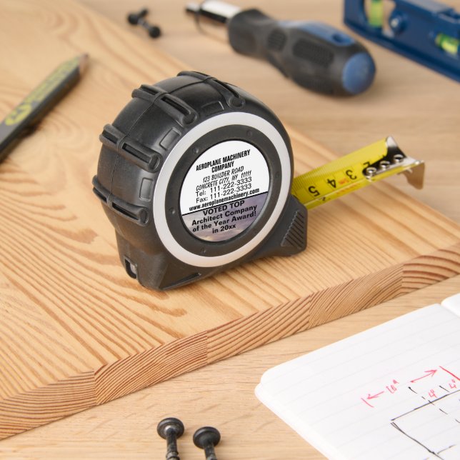 Cinta Métrica Cielo de Sunset de regalo para clientes de redes d (Carpintería)