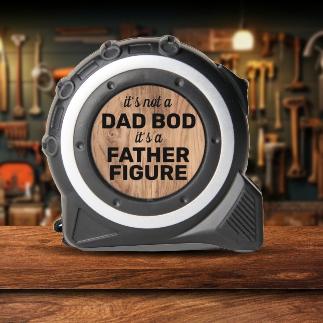 Cinta Métrica Cita divertida a papá de negro moderno (Subido por el creador)