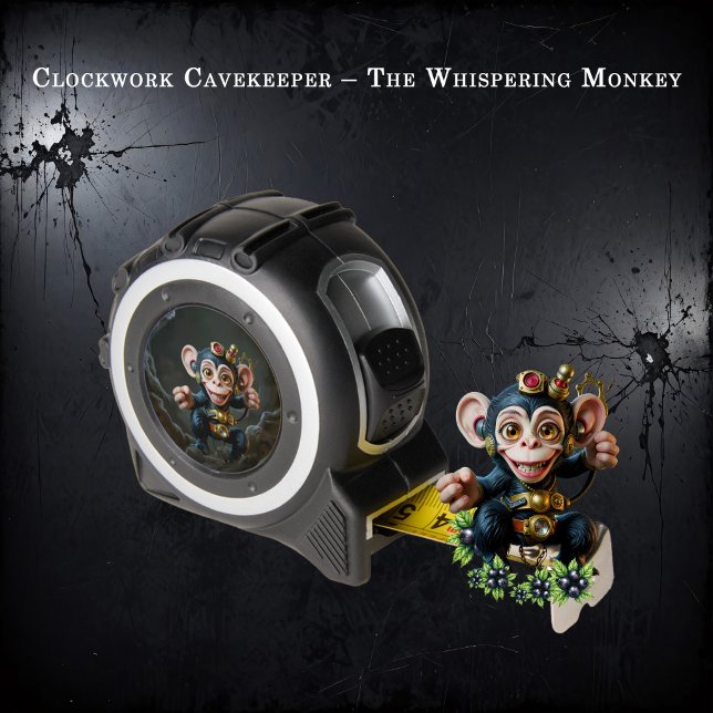 Cinta Métrica Clockwork Cavekeeper – El mono susurrante  (Subido por el creador)