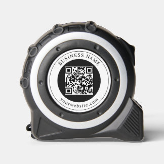 Cinta Métrica Código QR con nombre de empresa editable