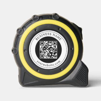 Cinta Métrica Código QR con nombre de empresa editable