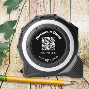 Cinta Métrica Código QR Personalizado Plantilla de Negocio de Tr