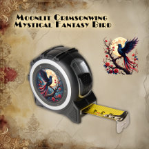 Crimsonwing bajo la luz de la luna – Ave de fantas