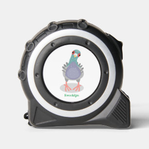 Cinta Métrica Curioso ilustracion personalizado de palomas