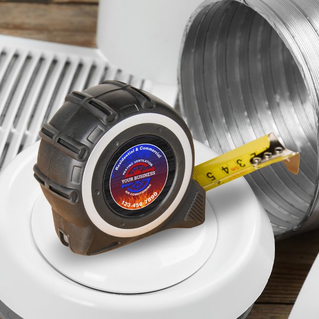 Cinta métrica de HVAC Calefacción y Aire Acondicio (Subido por el creador)