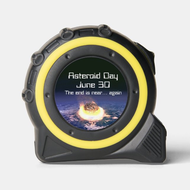 Cinta Métrica Día de los Asteroides 30 de junio (Anverso)