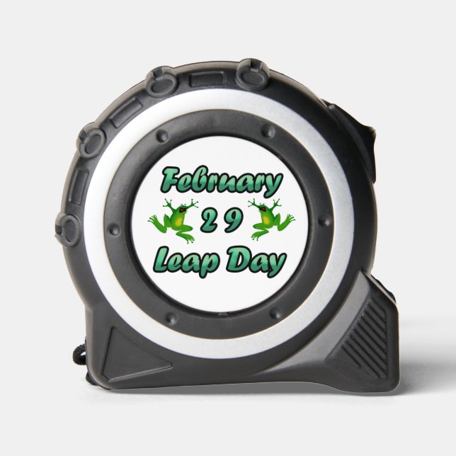 Cinta Métrica Día del Salto 29 de febrero (Anverso)