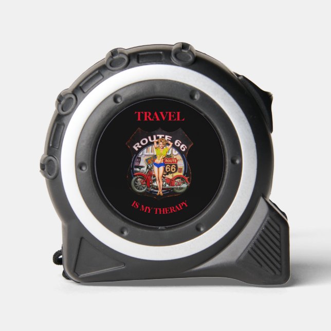 Cinta Métrica Diseño de la terapia TRAVEL (Anverso)