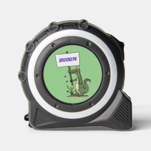 Cinta Métrica Divertido cocodrilo alineador con personalizado de