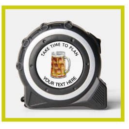 Cinta Métrica Divertido Tómese Tiempo Para Planificar La Persona