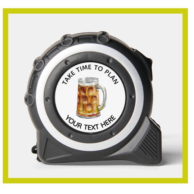 Cinta Métrica Divertido Tómese Tiempo Para Planificar La Persona (Subido por el creador)