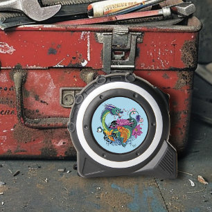 Cinta Métrica Dragón de agua chino Koi Fish