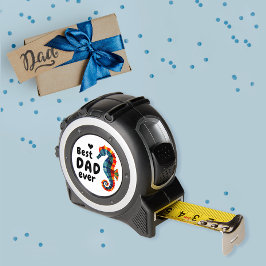 Cinta Métrica El mejor papá jamás se aburrió del colorido Día de