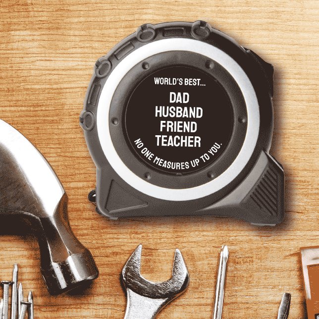 Cinta Métrica El mejor Personalizado de papá del mundo (Subido por el creador)