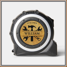 Cinta Métrica Fecha de juego de nombres de la herramienta de tex