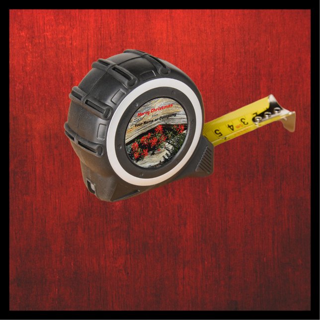 Cinta Métrica Feliz Navidad Nombre o Empresa, Herramienta de Reg (Subido por el creador)