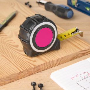 Cinta Métrica fondo rosa con borde negro
