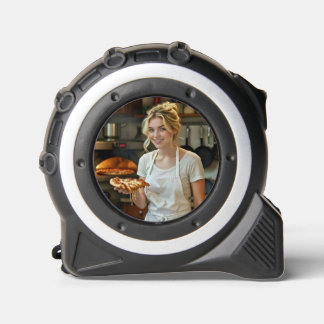 Cinta Métrica Foto de comer pizza personalizar