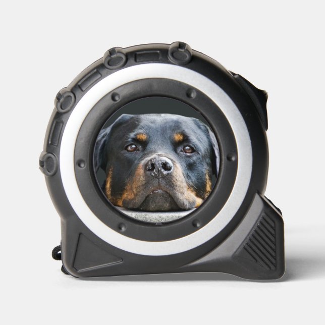 Cinta Métrica Foto de perro lindo (Anverso)