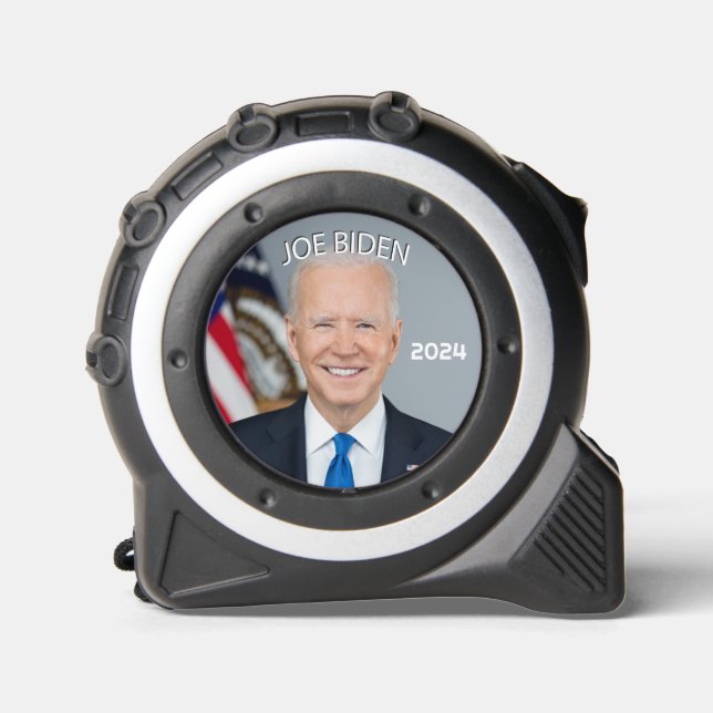 CINTA MÉTRICA FOTO PERSONALIZADO DE BIDEN 2024 (Anverso)
