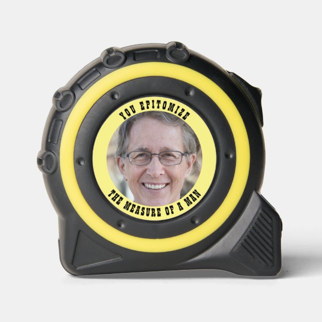 CINTA MÉTRICA FOTO QUE EPITOMIZAS LA MEDIDA DE UN HOMBRE (Anverso)