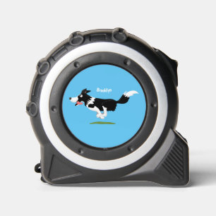 Cinta Métrica Funny Border Collie perro corriendo personalizado