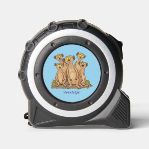 Cinta Métrica Funny meerkat ilustracion personalizado familiar