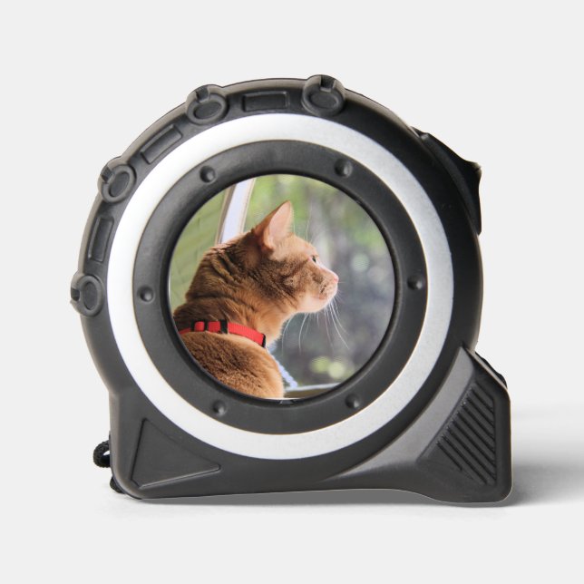 Cinta Métrica Gato de camping (Anverso)