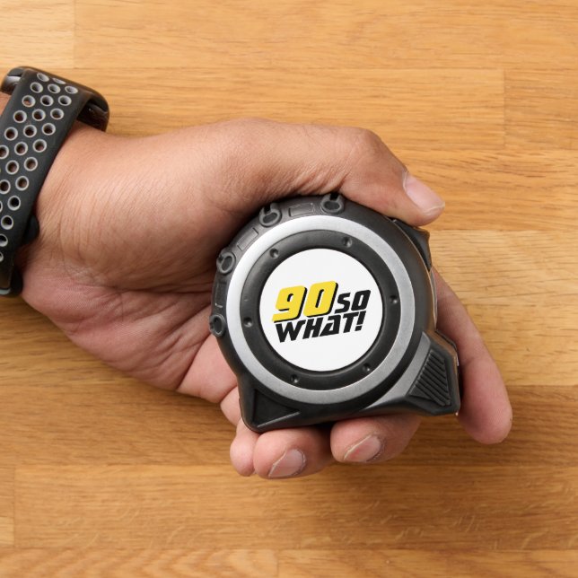 Cinta Métrica Gracioso 90 Así que qué cita 90 cumpleaños (Hogar)