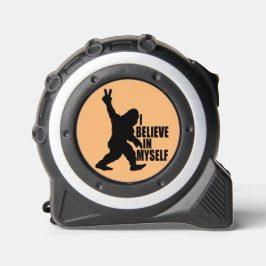 Cinta Métrica Gracioso pez gordo -creo en mí mismo