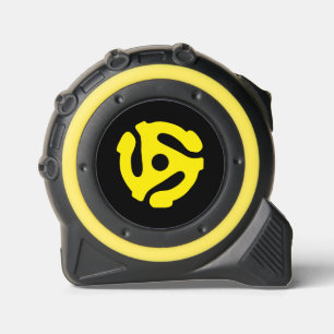 Cinta Métrica GUAY Retro Vintage Yellow 45 Spacer DJ