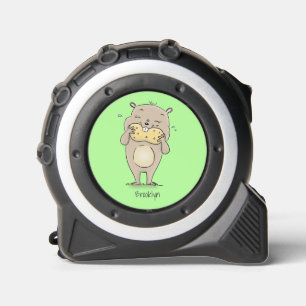Cinta Métrica Hermoso hámster sonriente lindo con personalizado 