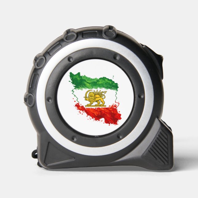 Cinta Métrica Herramienta Múltiple León y Sol de Irán | Shir o K (Anverso)