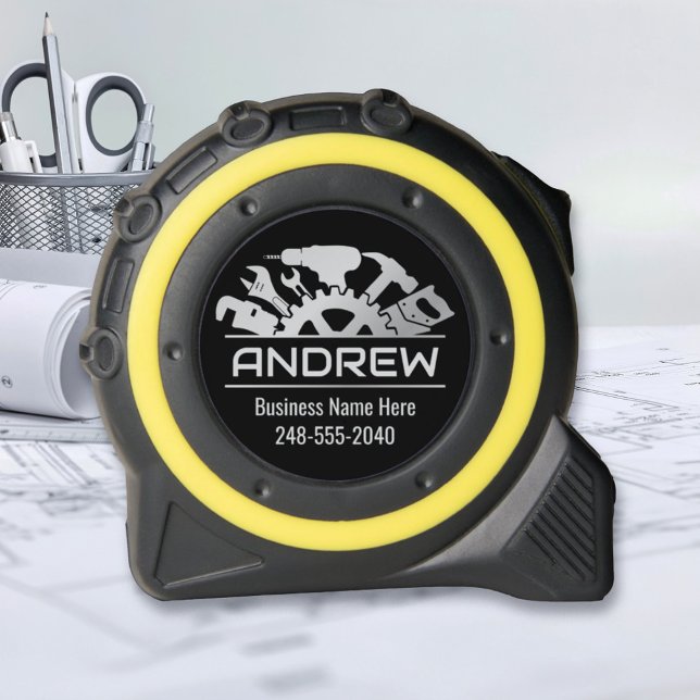 Cinta Métrica Herramientas de personalizado Nombre de monograma  (Subido por el creador)