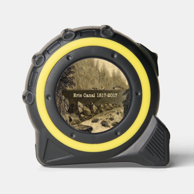 Cinta Métrica Histórico Canal Erie Bicentenario Años (Anverso)