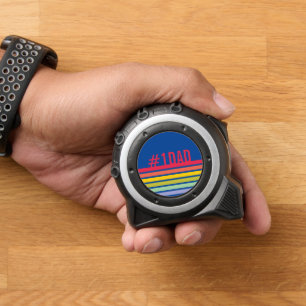 Cinta Métrica Huelga retro número uno papá